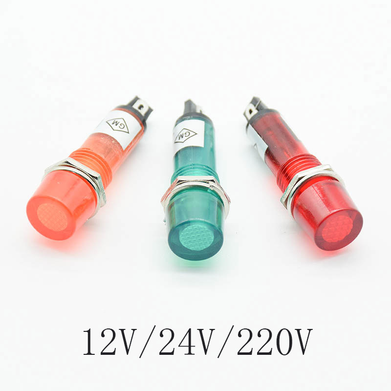 5Pcs Signal Lamp Panel Mountin - Signal Panel Orange 评论和价格
