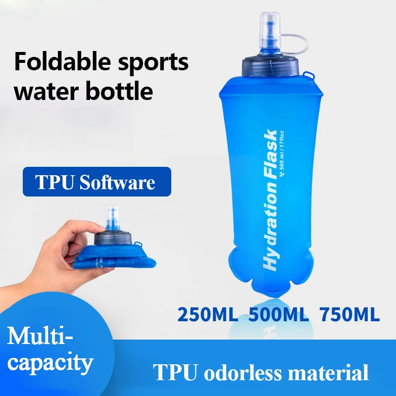 250ml 500ml 750ml Portable Fol - Water Bag Collapsible 评论和价格