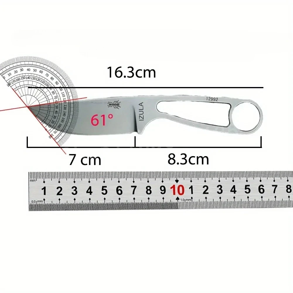IZULA High-Strength Straight K - Bushcraft Knife Fixed 评论和价格